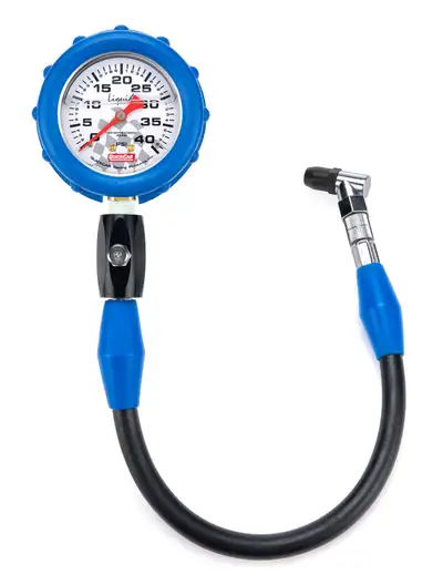 Quickcar Racing Products Tire Gauge 40 PSI Liquid Filled