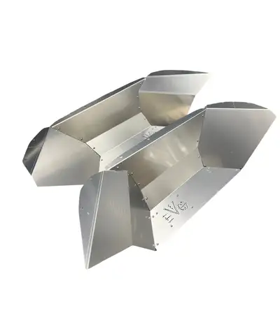 EVO Manufacturing Evo Manufacturing Rear Aluminum Inner Fenders - Black - JT