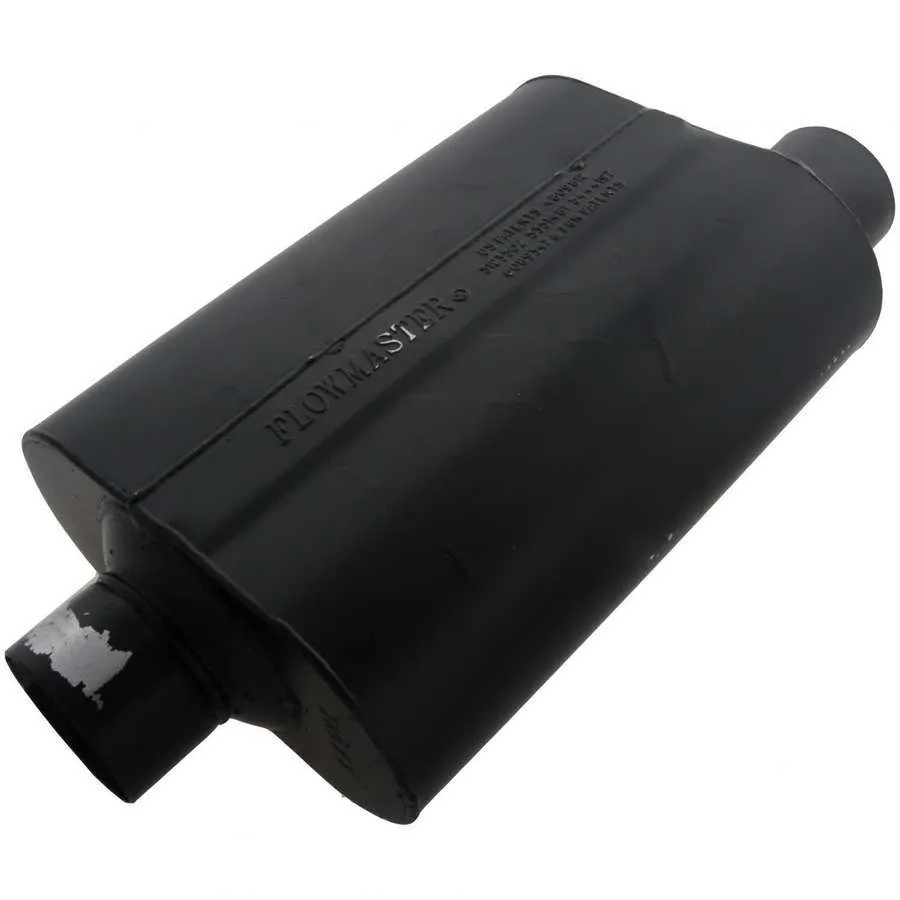 Flowmaster Super 40 Series Muffler 3.00in IN (C) / OUT (O): ea 16 Gauge Aluminized Steel