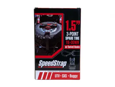 SpeedStrap Speedstrap Spare Tire 3-Point 1.5 in. Tie Down w/ Swivel Hooks 15500
