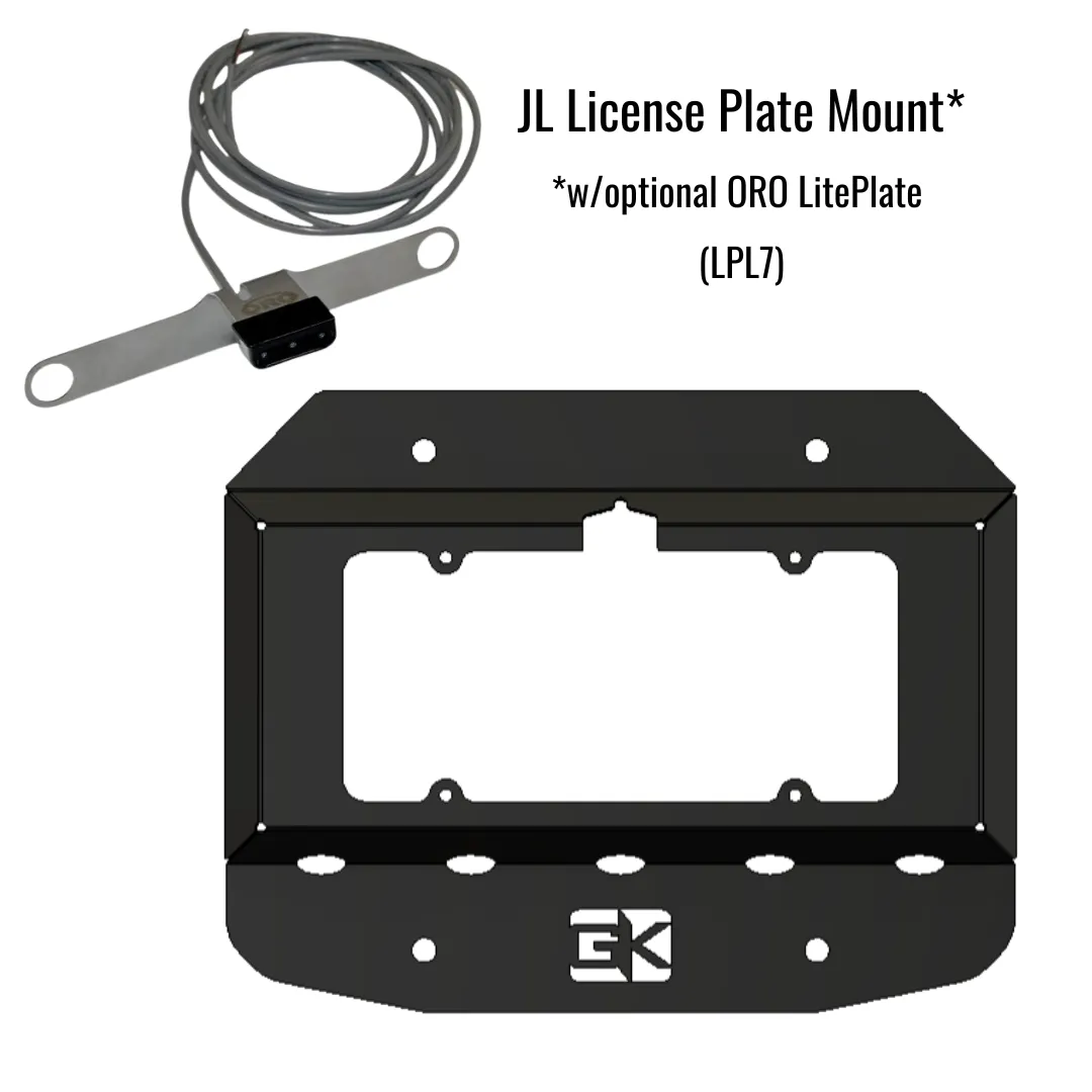 License Plate Relocation Kit for Jeep JL Wrangler 2018+ product image
