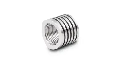 Vibrant Performance Oxygen Sensor Weld Bung; M18 x 1.5 Thread Size; 304 Stainless Steel; Fits Bosch LSU 4.9 Heat Sink;