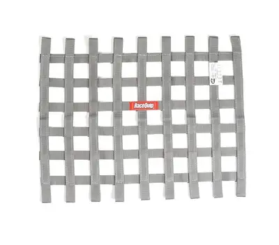 Racequip Ribbon Style Race Car Window Net Sfi 27.1 Certified; Platinum 18 h x 24 w