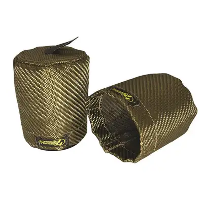 Heatshield Products Lava Oil Filter Shield Protects Oil Filters From Ambient Heat And Road Debris.