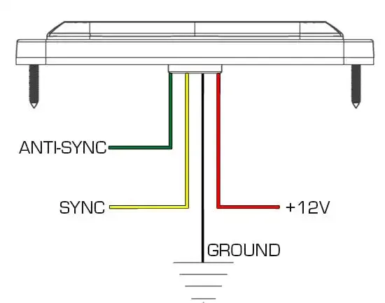 3512-023 - ORACLE 4 LED Dual Color Slim Strobe product image