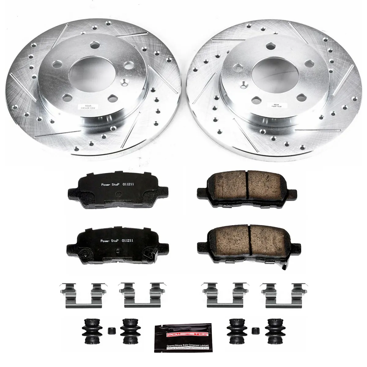 Z23 Evolution Brake Kit Rear 2005-2009 Buick Allure 2005-2009 Buick Lacrosse 2011-2013 Chevy Impala product image