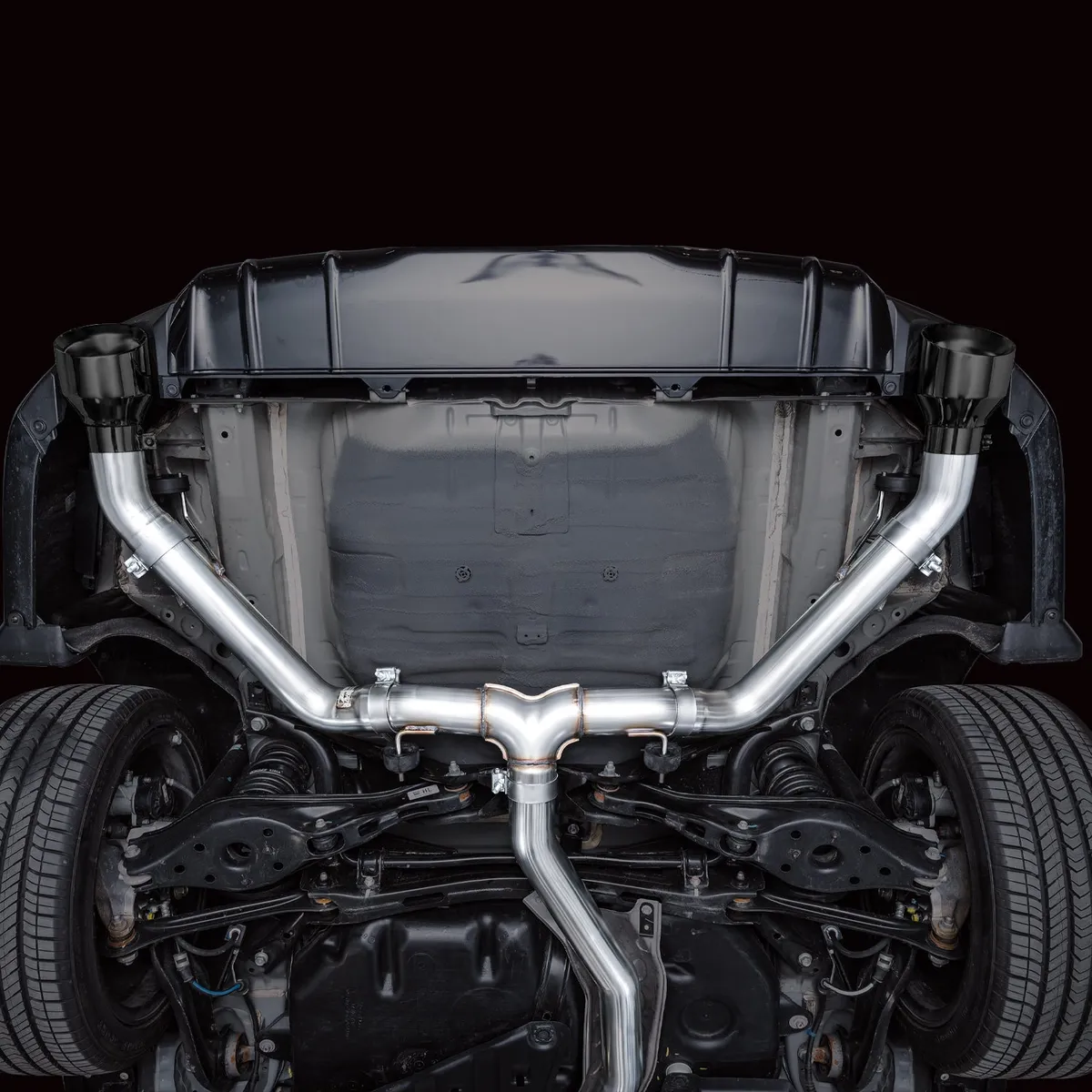 AWE Touring Edition Exhaust for FE1 Civic SiDE4 Acura Integra - Dual Chrome Silver Tips product image