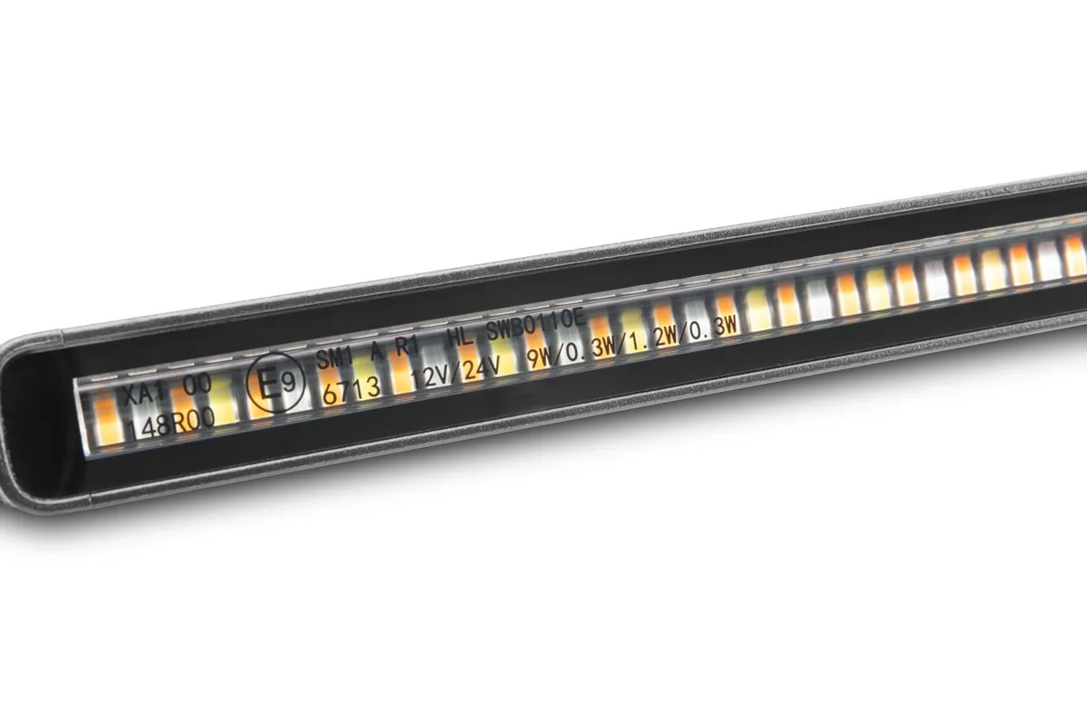 Go Rhino 750001014CBS Flash Series - 10 Multi-Function Slim LED Light Bar - White/Amber/Red product image