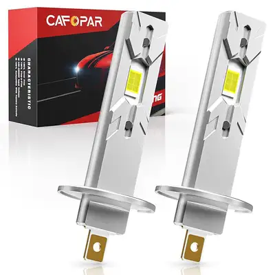 LED Factory Mart H1 LED Headlight Bulbs Plug and Play 6500K White