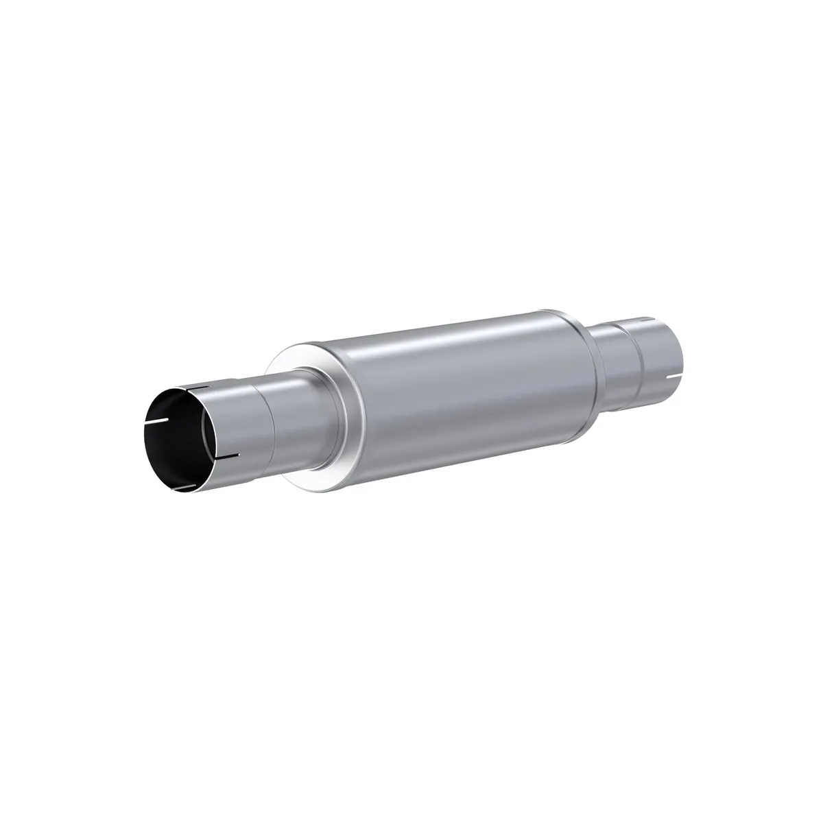 Garage Parts High Flow Muffler; 4 in. Inlet/Outlet Diameter; 30 in. Length; Aluminized; 1 To 9 pc.; product image