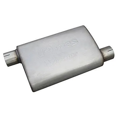 Violator Series Muffler 14 in 3 in Offset/Offset Hardware Not Incl Natural 409 Stainless Steel Pypes Exhaust product image