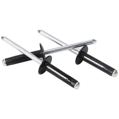 Allstar Performance Md Hd Rivet 250Pk Black Flange Type Alum Mandrel