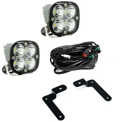 Baja Designs 2018-2024 Jeep JL / 392 / 2020-2024 Jeep JT Squadron Pro A-Pillar Light Kit