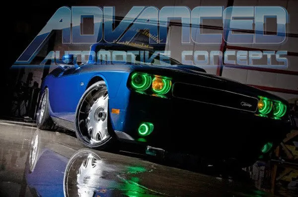 ORACLE Lighting 2008-2014 Dodge Challenger LED Headlight Halo Kit - Standard Mount product image
