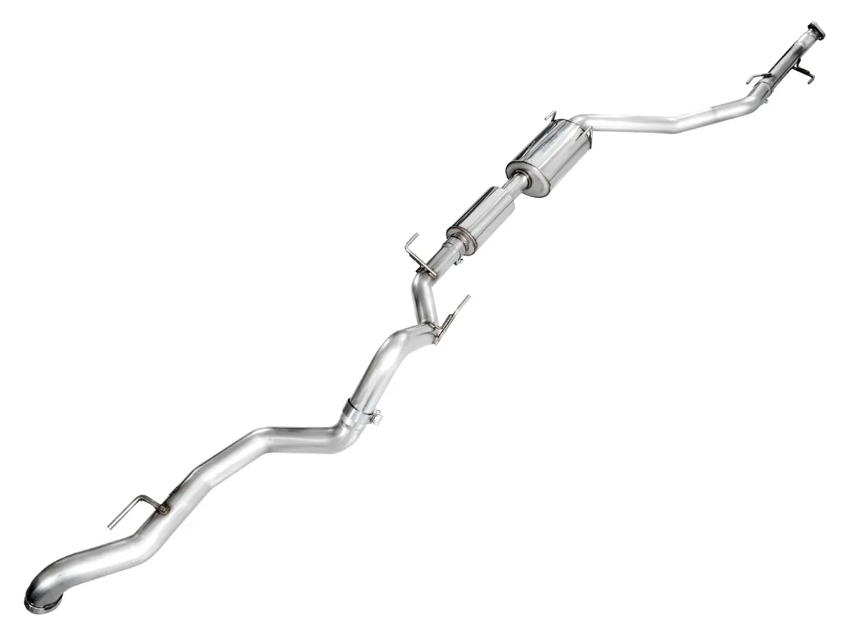 AWE 0FG Exhaust for 4th Gen Toyota Tacoma - Dual Diamond Black Tips product image