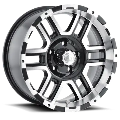Ion Alloy Cast Aluminum Wheels 179 BK 17x9 Machined Face Black 5 On 135 Bolt Pattern 0 Offset ION Wheels