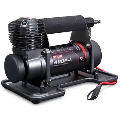 Viair Corporation EF Model 400P Automatic Portable Compressor, (12V, CE, 33% Duty, 150 PSI)
