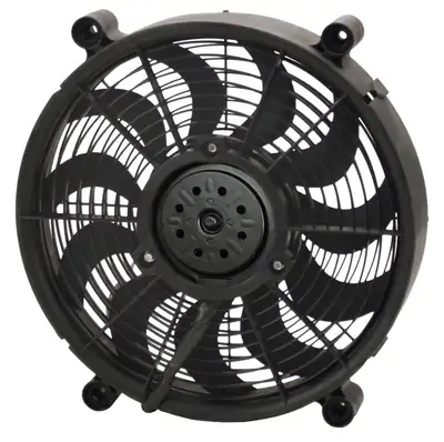 Derale 14 High Output Single RAD Pusher/Puller Fan with Standard Mount Kit