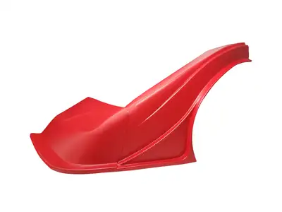 Dominator Race Body Dominator Outlaw L/M Left Nose/Flare Red