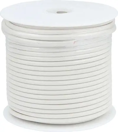 Allstar Performance 10 AWG White Primary Wire 75ft