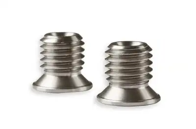 Synergy Manufacturing Earl's Fits GM LT Gen-V Engines (2014 & up), M12 x 1.75 w/ Tapered Seat - Set of (2) Plugs - Stainless Steel
