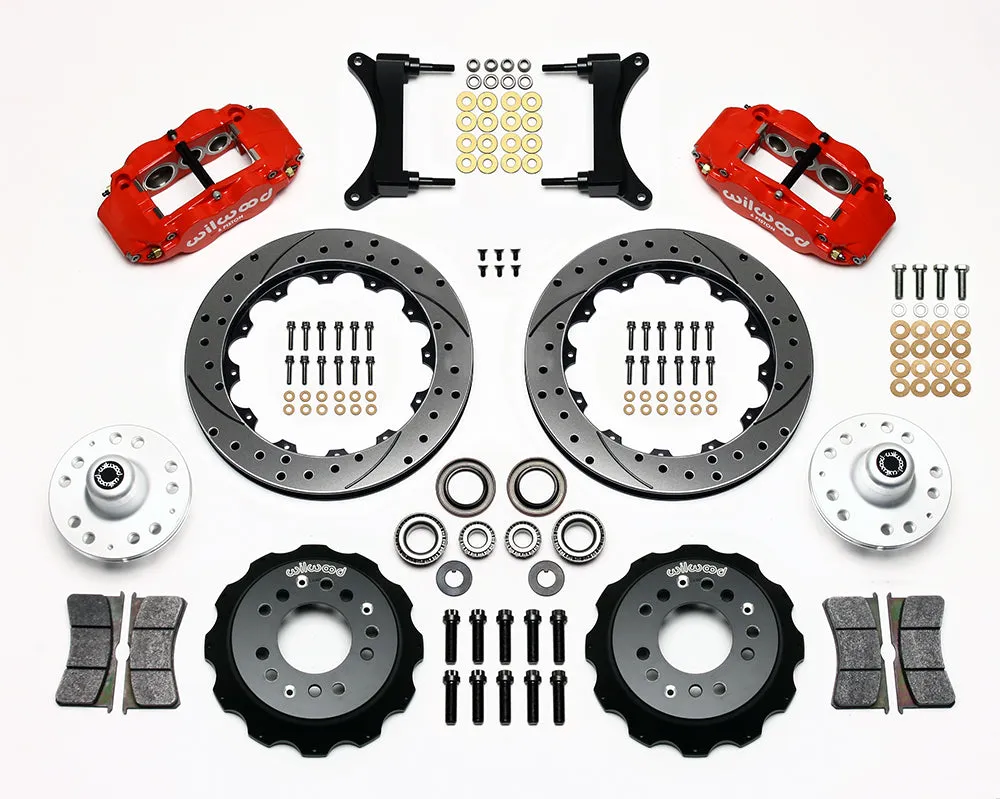 1978 - 2003 Buick, Chevrolet, GMC, Isuzu, Oldsmobile, Pontiac Forged Narrow Superlite 6R Big Brake Front Brake Kit (Hub) - 140-12298 product image