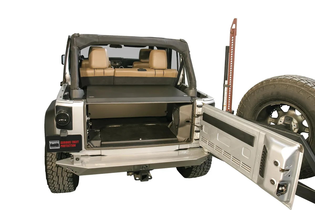 Deluxe Cargo Enclosure - '11-18 Wrangler JK (Black) product image