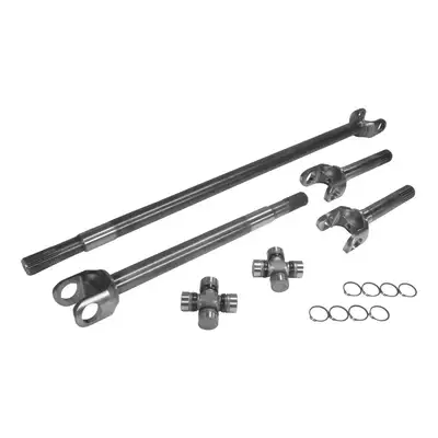 Yukon Gear And Axle Chromoly Front Axle Kit GM 8.5 Both Sides 19/28 Spline 1310 U-Joints GM 8.5 Inch 28 Spline 4340 Front Axle Kit W/ 297X 79-87 1/2TON Trk & Blazer (Assm Req) Yukon Gear