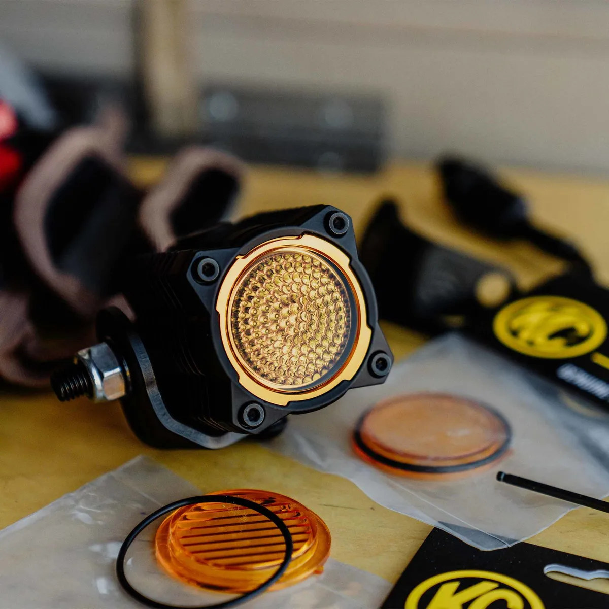 Flex Era 1 Performance Yellow Flood Beam Lens Headlight Reflector Assembly product image