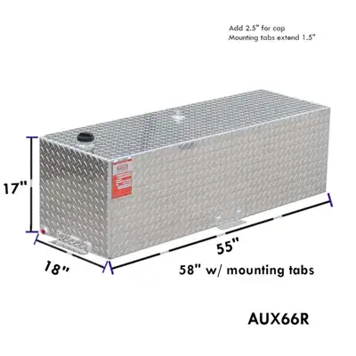 Aluminum Tank Industries Inc ATI 66 Gallon Auxiliary Diesel Fuel Tank