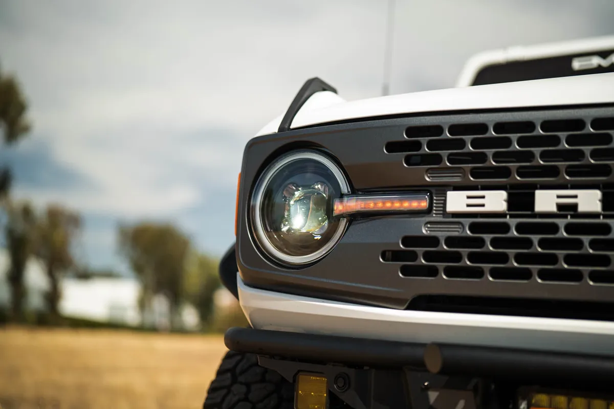 DV8 Offroad 2021-2025 Ford Bronco Black Headlights HLCBR-01 product image