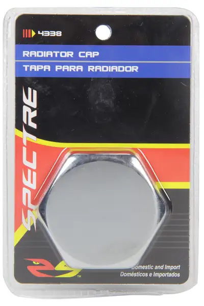 Spectre Hex One-Piece Radiator Cap- Chrome