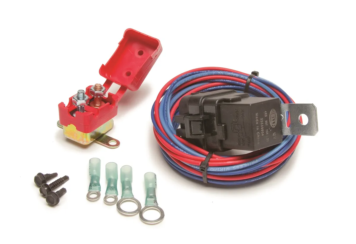 Weatherproof Water Pump Relay; Incl. Heavy Duty Relay/Circuit Breaker/Relay Base w/Harness/Extreme Condition Heat-Shrinkable Crimp-On Terminals/Mounting Hardware; product image