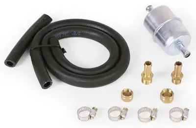Edelbrock Edelbrock 8135 Universal Single-Feed Fuel Hose And Filter Kit (Fits 5/16 Or 3/8 Lines)