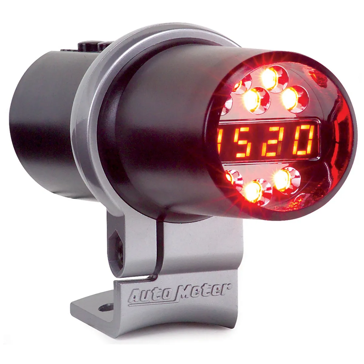Autometer 5343 Shift Light, Digital w/ Amber Led, Black, Pedestal Mount, Dpss Level 1 product image