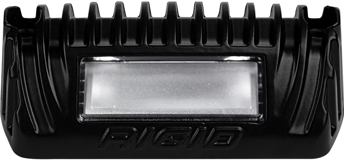 1x2 65 Degree DC Power Scene Light Amber LED Black Housing RIGID Industries product image