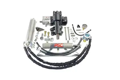 PSC Motor Sports PSC Cylinder Assist Steering Kit for Aftermarket Front Axle 6.75in Lock-to-Lock 1.625in Tie Rod - JL 392 Only 2021+