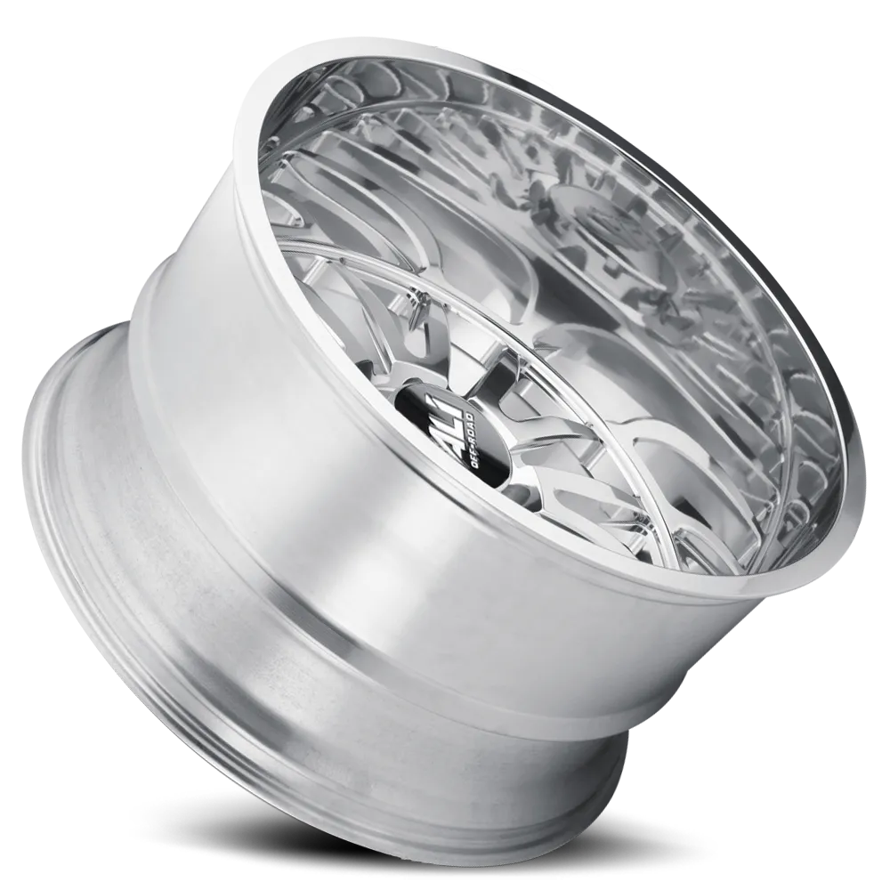Cast Aluminum Wheels Summit 9110 PO 22x10 Milled Spokes Polished 6 On 139.7 Bolt Pattern 0 Offset Cali Offroad Wheels product image