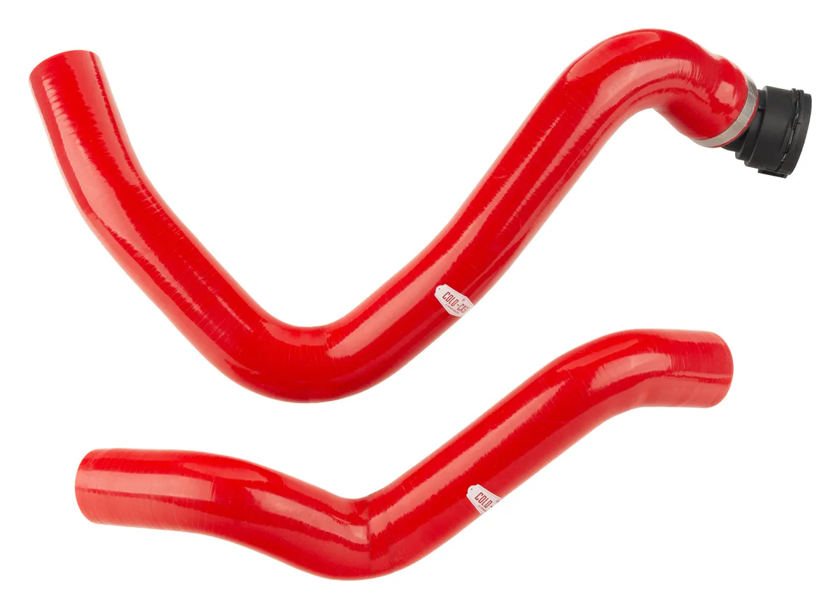 2011-14 Mustang GT and Fox Body Coyote Swap Silicone Radiator Hose Kit Red Cold Case Radiators product image