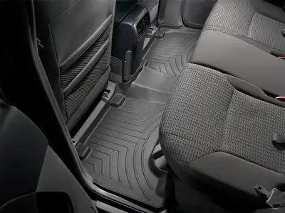 Weathertech 2003 - 2009 Toyota 4Runner Black Rear FloorLiner 2nd row part. Requires trim on vehicles w/ 3 rows of seats