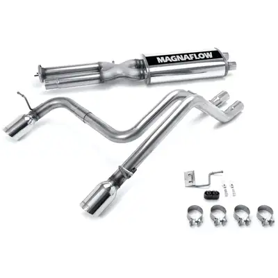 MagnaFlow Exhaust Products MagnaFlow 2003-2006 Hummer H2 6.0L Street Series Cat-Back Performance Exhaust System 16673