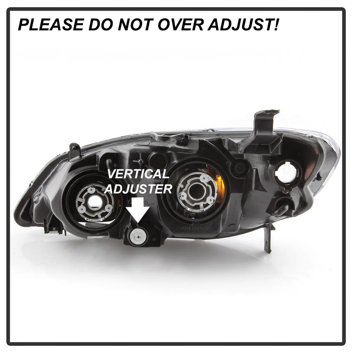 0405 Civic Coupe/Sedan (Ex Hatchback And si Models ) OEM Style Headlights Chrom product image