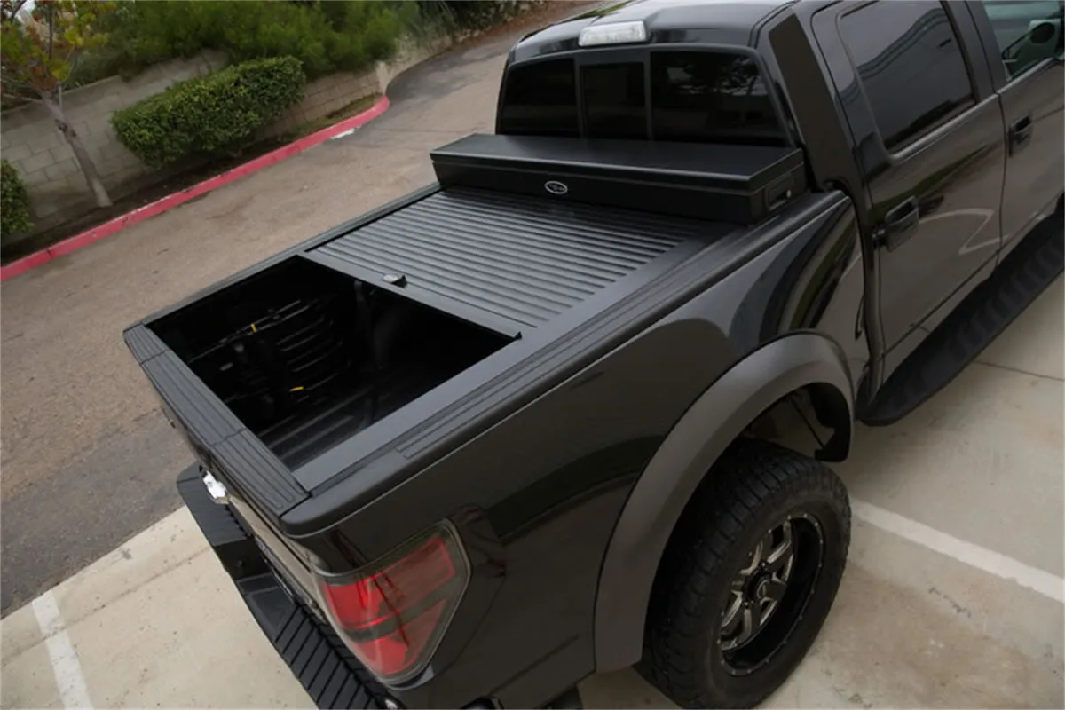 Truck Covers USA CRJR350 Junior Size Toolbox and Hard Retractable Roll-up Tonneau Cover Combination product image