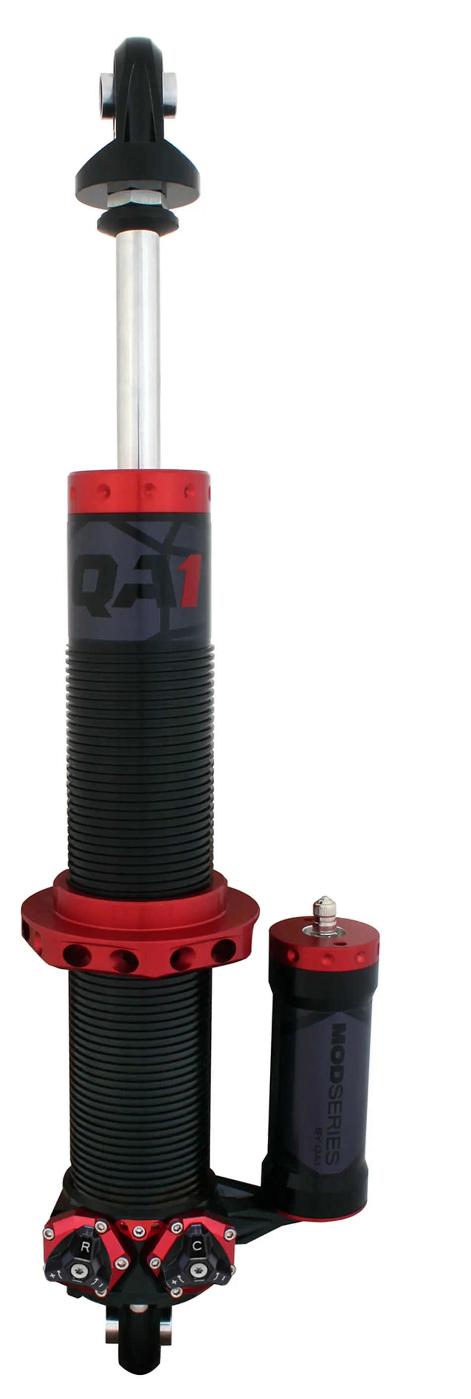 QA1 QA1 M711PR Shock, MOD C-O, RH Piggyback 12.88 Comp, 19.50Ext, 6.63 Travel, Eye-B/Eye-B