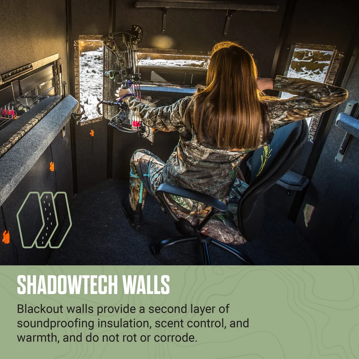 Marksman 4x6 Combo Bow/Gun Hunting Blind product image