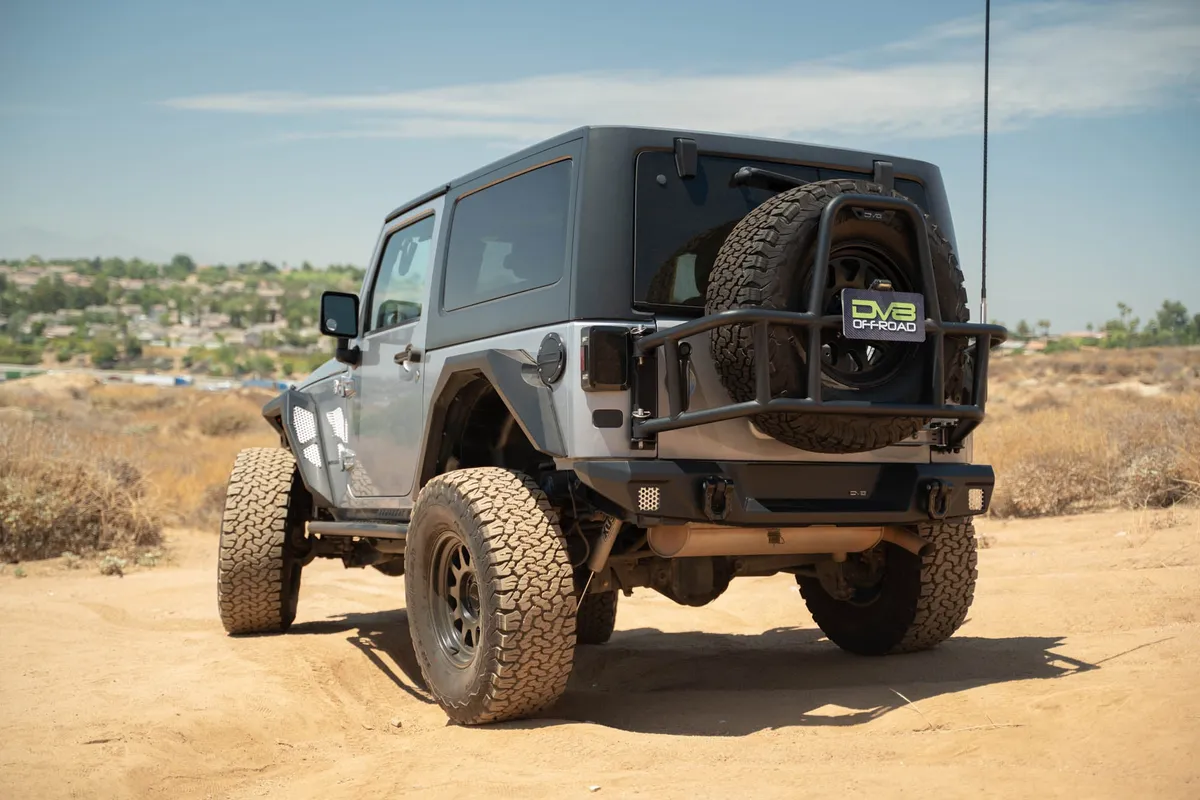 DV8 Body Mounted Tire Carrier Wrangler JK/JKU - TCJK-14 product image
