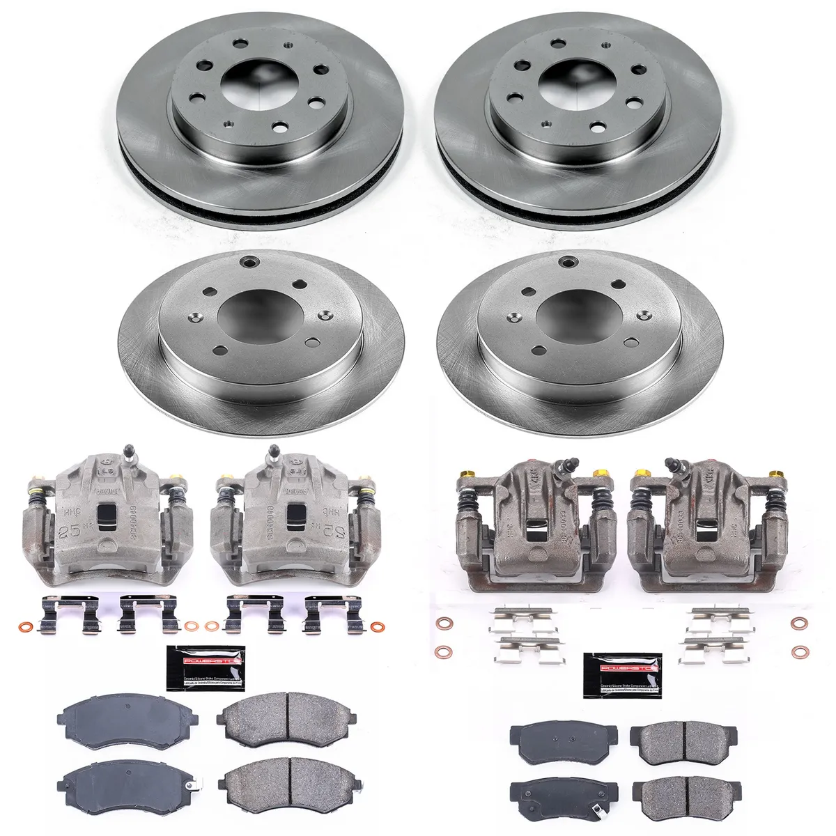 Z17 Direct Replacement Kit: Rotors; Ceramic Pads; Calipers product image