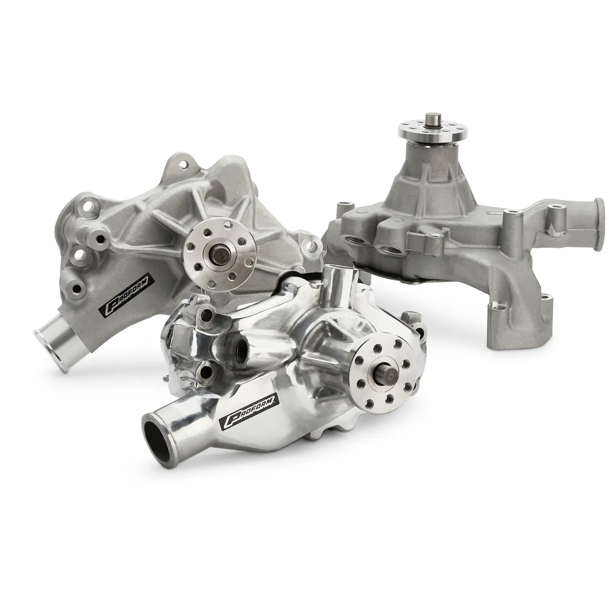 Engine Water Pump Mechanical Short Style High Flow Model Satin SB Chevy Proform product image