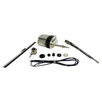 Crown Automotive Jeep Replacement Wiper Motor Kit 1941-1945 MB;1945-1949 CJ-2A;1948-1953 CJ-3A;1952-1952 M38 w/ 12 Volt Electrical System;1952-1963 M38-A1 w/ 12 Volt Electrical System;1953-1958 CJ-3B;1955-1958 CJ-5;1955-1958 CJ-6;