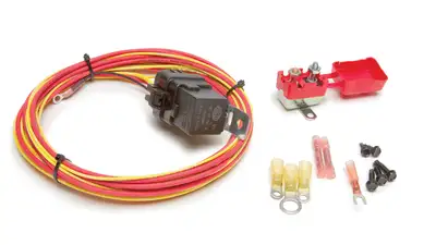 Painless Wiring Weatherproof Fuel Pump Relay; Incl. Heavy Duty Relay/Circuit Breaker/Relay Base w/Harness/Extreme Condition Heat-Shrinkable Crimp-On Terminals/Mounting Hardware;